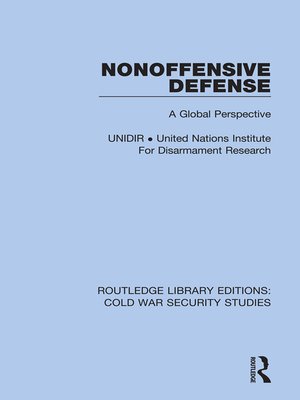 cover image of Nonoffensive Defense